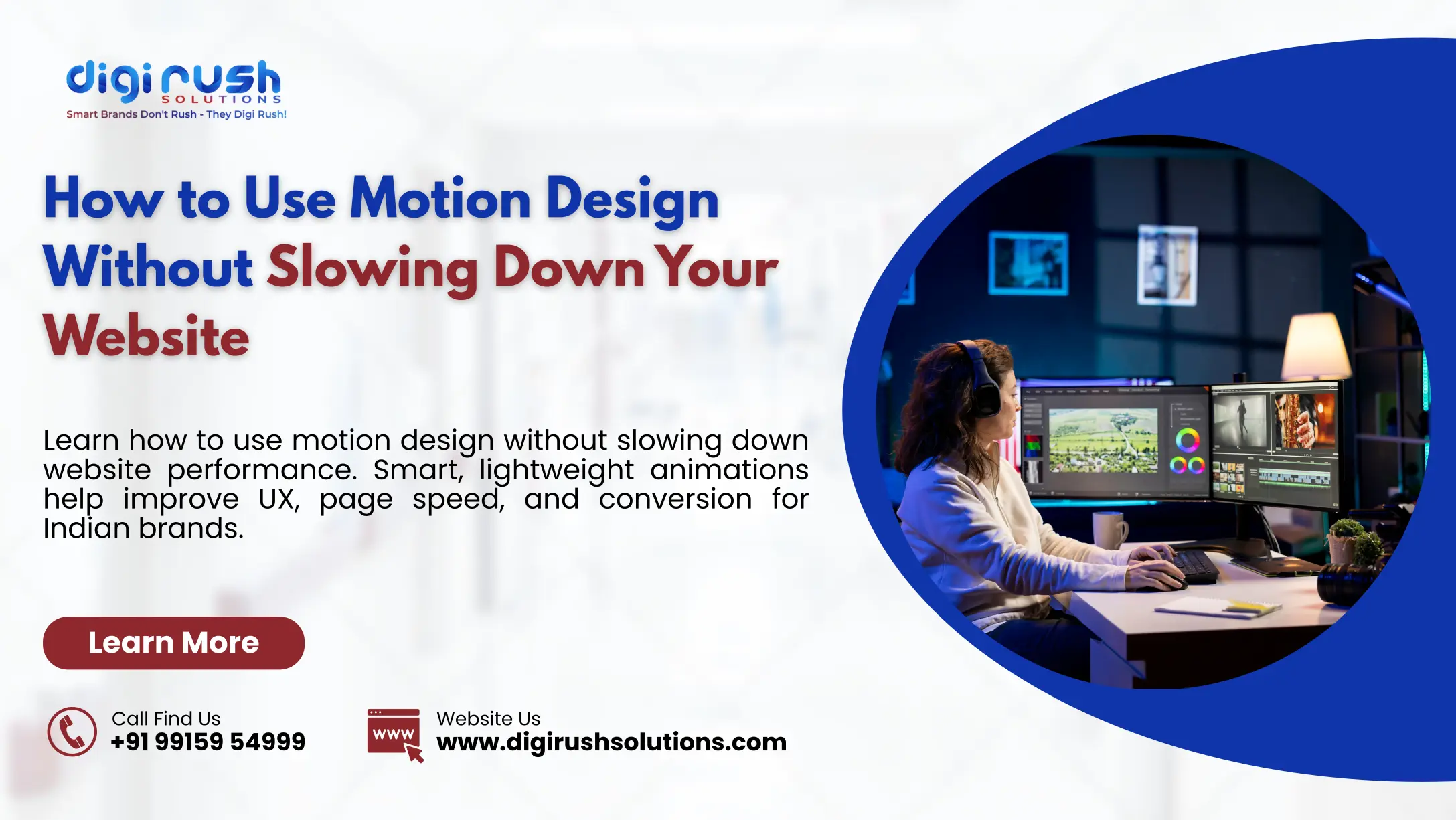 How to Use Motion Design Without Slowing Down Your Website